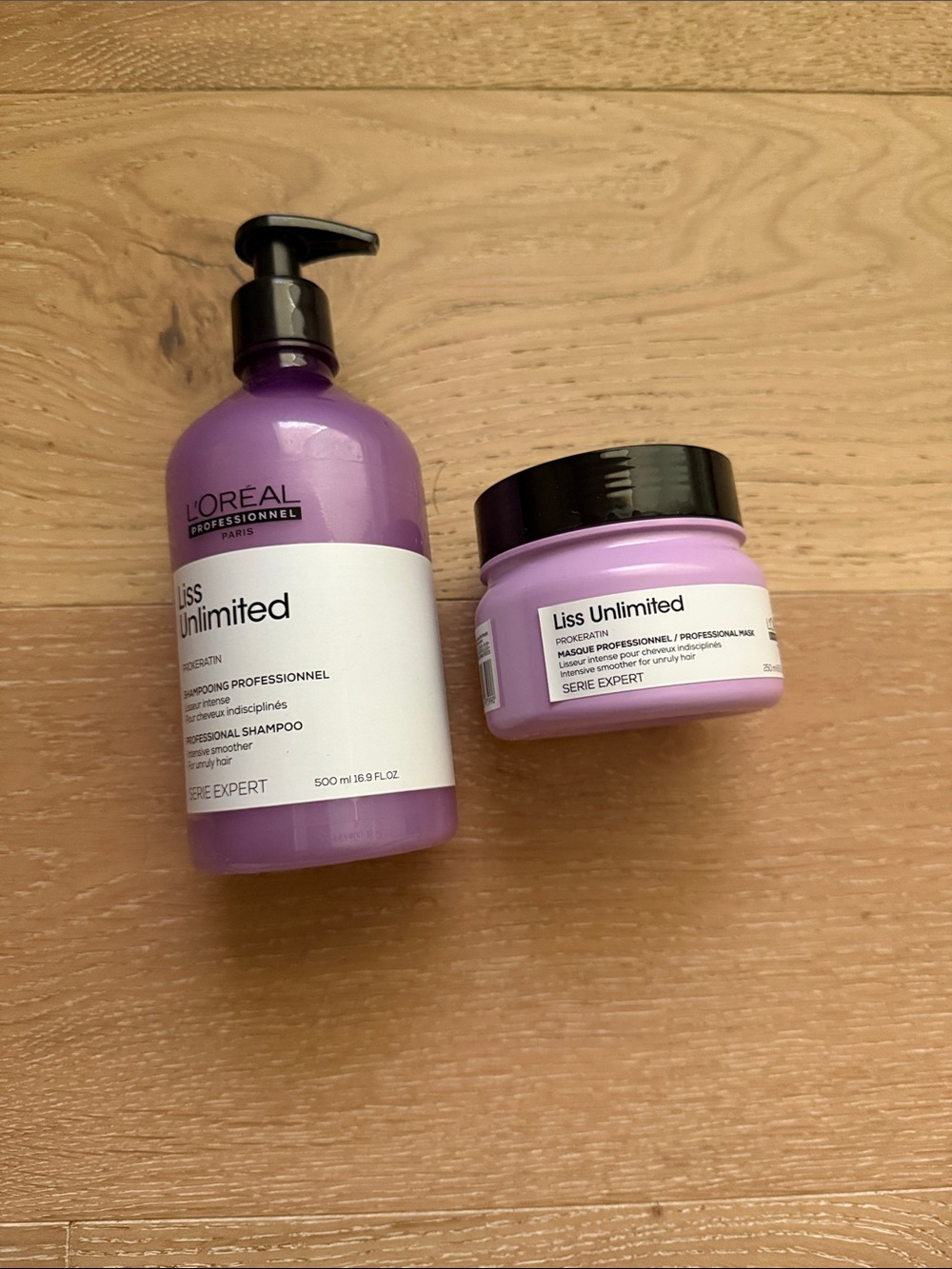 L'Oréal Professionnel Liss Unlimited Lavender Shampoo + Mask